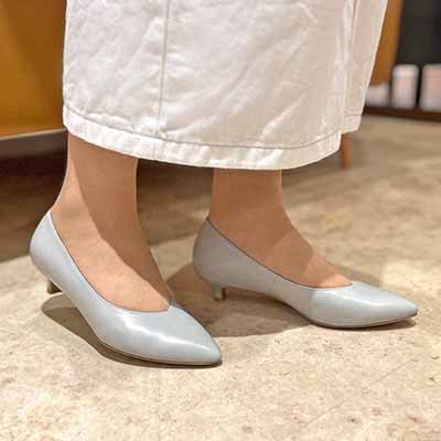 マドラス madras 特許 リカバリーメタインソール搭載  フォーマル 3.5cm  ローヒールパンプス MAL9107MT L-GRAY 23.0