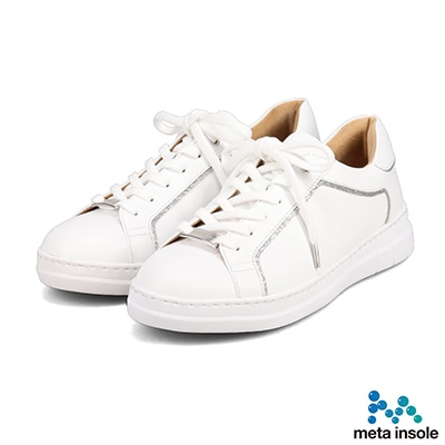 マドラス madras 特許 リカバリーメタインソール搭載 ソフトな履き心地のレザースニーカー　MAL9112AMT WHITE 36（23.0ｃｍ相当）