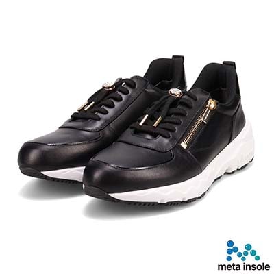 マドラス madras 特許 リカバリーメタインソール搭載  ゴールドがアクセントのエレガンでスタイリッシュなレザースニーカー　MAL9136MT BEIGE/C 5（22.5cm相当）