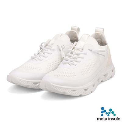 マドラス madras 特許 リカバリーメタインソール搭載  快適な履き心地を追求したスタイリッシュニットスニーカー　MAL9137AMT WHITEWHITE 23.0