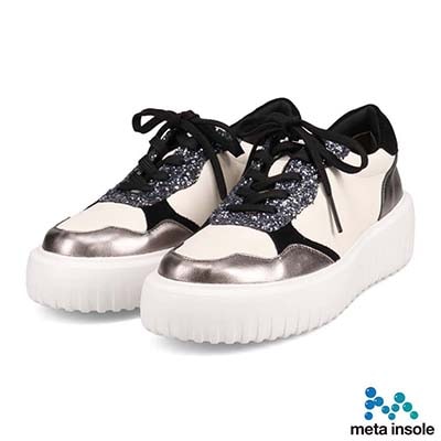 マドラス madras 特許　 リカバリーメタインソール搭載  トレンド感とスタイルアップが叶う厚底スニーカー　MAL9141MT WHITE/C 23（23.0～23.5cm相当）