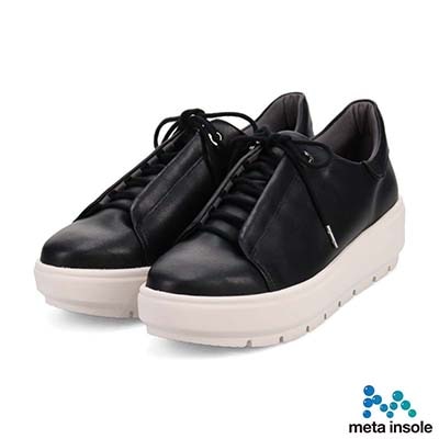 マドラス madras 特許 リカバリーメタインソール搭載  スッキリシンプル厚底スニーカー　MAL9144MT BLACK 23.0