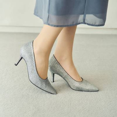 マドラス madras 特許 リカバリーメタインソール搭載  7ｃｍ煌めきラメパンプス MAL9152MT ETHANE 23.0