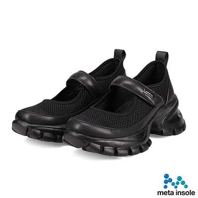 マドラス madras 特許 metaインソール搭載　進化系厚底メリージェーンスニーカー　MAL9157MT BLACK 36（23.0ｃｍ相当）