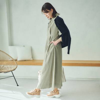 マドラス madras 特許 metaインソール搭載　スタイルアップ厚底スニーカー　MAL9159MT BEIGE 23