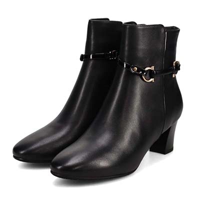 【撥水仕様】【防滑】ミッシー デ ミッシー missy des missy キレイ目シルエット 柔らか素材 ショートブーツ   MMD2304 D-GRAY-SILKY 23.0