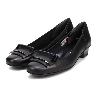 ミッシー デ ミッシー missy des missy ベーシックローヒールパンプス　MMD5154 BLACK 23.0