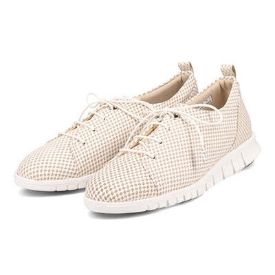 ミッシー デ ミッシー missy des missy 軽量レースアップ・カジュアルシューズ  MMD9689 BEIGE-PR 23.0