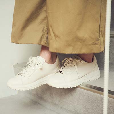 マドラス madras 特許 リカバリーメタインソール搭載シューズ  カジュアルレザースニーカー　MS561MT　ユニセックスサイズ展開 WHITE 23.0（23.5cm相当の足入れ感）