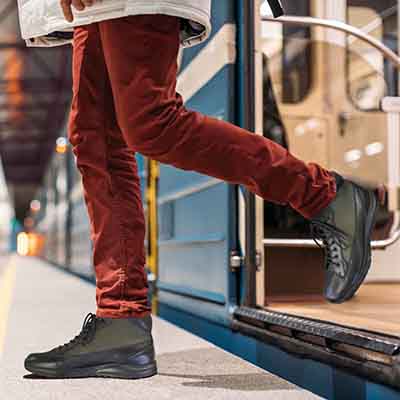 【GORE-TEX】マドラスウォーク madrasWalk　全天候快適なレースアップ・カジュアルブーツ  MW7603 BLACK/OLIVE 25.0