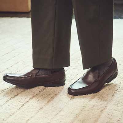 【GORE-TEX】マドラスウォーク madras Walk 「Recovery Shiatsu Insole」搭載で指圧効果により血行をよくする。 全天候快適 ゴアテックス スリッポンドレスシューズ　MW7703R D-BROWN 25.0