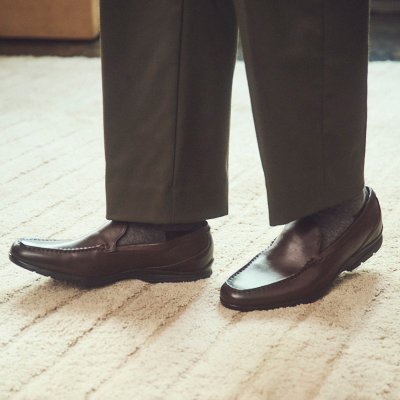 【GORE-TEX】マドラスウォーク madrasWalk　ゴアテックス 全天候快適 スリッポンドレスシューズ　MW7703 D-BROWN 25.0