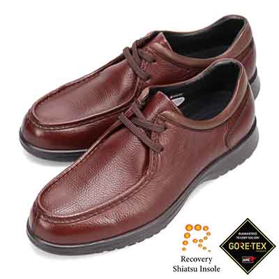 【GORE-TEX】マドラスウォーク madras Walk 「Recovery Shiatsu Insole」搭載で指圧効果により血行をよくする。 ゴアテックス カジュアルシューズ MW8011R D-BROWN 25.0