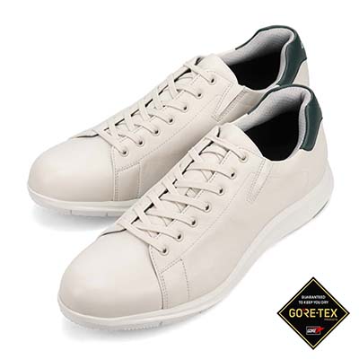 【GORE-TEX】マドラスウォーク madrasWalk　全天候快適　レースアップタウンカジュアルシューズ　MW9600 WHITE 25.0