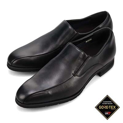 【GORE-TEX】マドラスウォーク madras Walk ゴアテックス サラウンド フットウェア スリッポンドレスシューズ　MW9633S BLACK 25.0