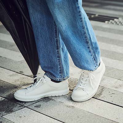 【GORE-TEX】マドラスウォーク madrasWalk ゴアテックスサラウンド 全天候快適 カジュアルレザーシューズ　MW9800S WHITE 25.0