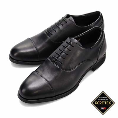 【GORE-TEX】マドラスウォーク madrasWalk　全天候快適　内羽根ストレートチップドレスシューズ　MW9900 BLACK 25.0