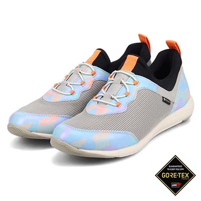 【GORE-TEX】 通勤快適 マドラスウォーク madras Walk  トラベルウォーキングにもお勧め！ 疲れない快適軽量マルチプリントスニーカー MWL1004B WHITE-PR 23.0