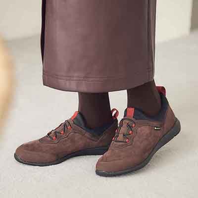 【GORE-TEX】マドラスウォーク madras Walk 「Recovery Shiatsu Insole」搭載　指圧効果により血行をよくする。 通勤快適  トラベルウォーキングにもお勧め！ 疲れない快適軽量 ゴアテックススニーカー  MWL1004SR D-BROWN-SILKY 23.0