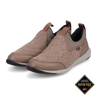 【GORE-TEX】 マドラスウォーク madras Walk スニーカー感覚で普段履きにもピッタリ！ さまざまなスタイルにも合う スリッポンスニーカー  MWL1006S BLACK-TX 23.0