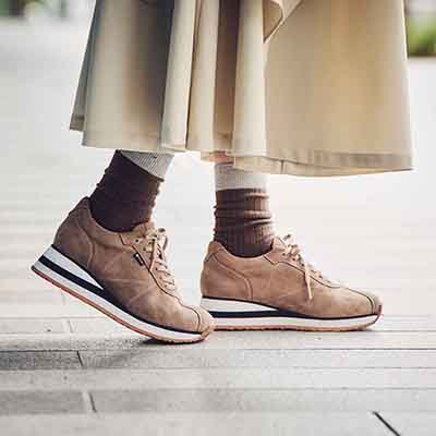 【GORE-TEX】マドラスウォーク madras Walk 「Recovery Shiatsu Insole」搭載　指圧効果により血行をよくする。防水・透湿機能 ナイロンスニーカー　MWL1030AR OAK-SILKY 23.0