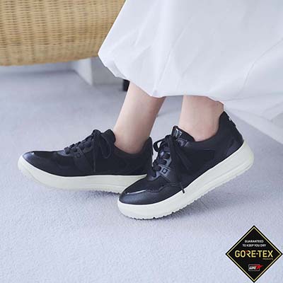 【GORE-TEX】マドラスウォーク madras Walk  防水・透湿機能 コートスニーカー　MWL1032 BLACK 23.0