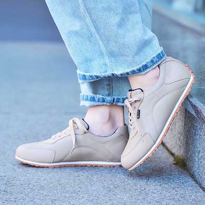 【GORE-TEX】 マドラスウォーク madras Walk 「リカバリーインソール」搭載で指圧効果により血行を115％促進。Recoveryシープレザーローテクスニーカー   MWL1041R BEIGE 23.0