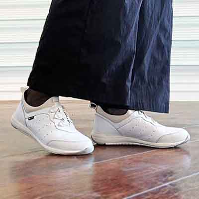 【GORE-TEX】 マドラスウォーク madras Walk ゴアテックス 　スリッポンスニーカー   MWL1044 WHITE 23.0