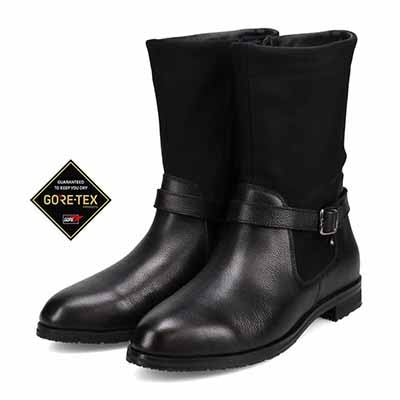 【防滑ソールタイプ】GORE-TEX マドラスウォーク madras Walk ストレッチコンビ/ベルトブーツ MWL1112H BLACK 23.0