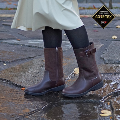 【大きいサイズ】 GORE-TEXマドラスウォーク madras Walk ミドル丈でより暖かく　軽くて履きやすい ミドルブーツ MWLQ2207 D-BROWN 25.5