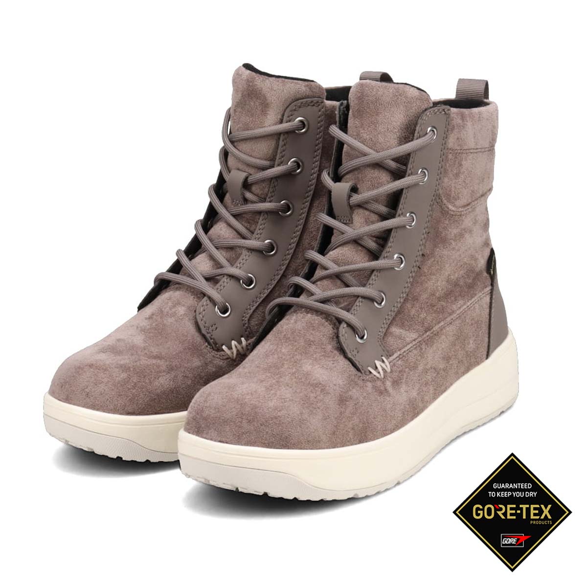 【GORE-TEX】マドラスウォーク madras Walk  厚底レースアップブーツ　MWL2235 GRAY 23.0