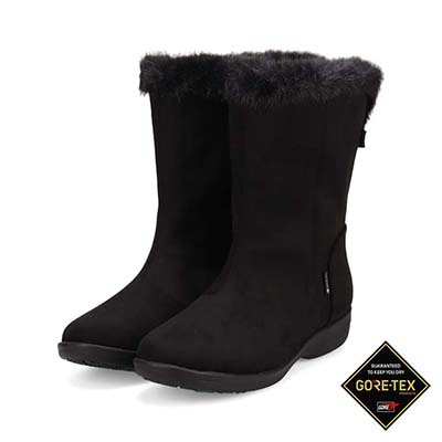 【GORE-TEX】 マドラスウォーク madras Walk ４E ボア付きミドルブーツ　MWL4002 BLACK 23.0