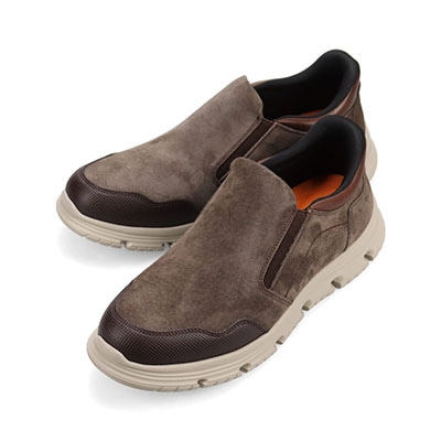 プロ コンフォート PRO-COMFORT クイックフィットレースアップカジュアルシューズ   PC6013 D-BROWN-SILKY 25.0