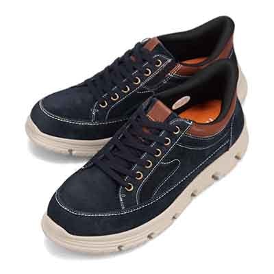 プロ コンフォート PRO-COMFORT メンズ レースアップカジュアルシューズ　PC6014 NAVY-SILK 25
