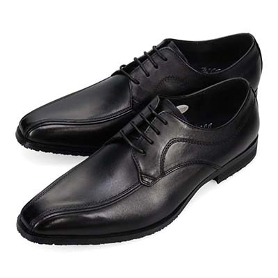 ペリーコレクション PERRY COLLECTION 外羽根スワールモカビジネスシューズ PR2060 BLACK 25.0