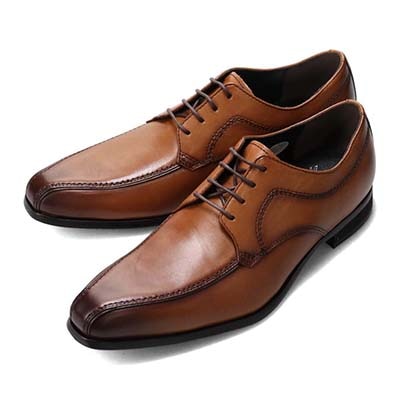 ペリーコレクション PERRY COLLECTION 外羽根スワールモカビジネスシューズ PR4060 L-BROWN 25.0