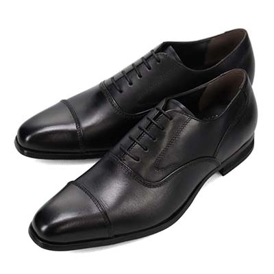 ペリーコレクション PERRY COLLECTION 内羽根ストレートチップビジネスシューズ PR4061 BLACK 25.0