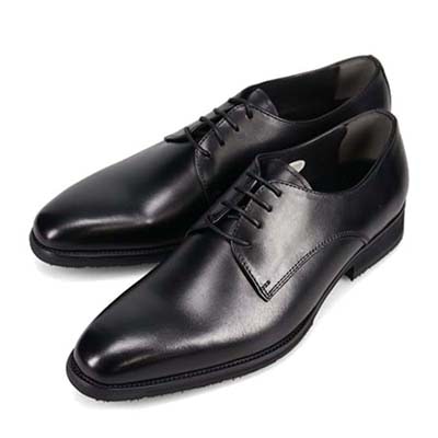 HIROKO KOSHINO HOMME  メンズ エレガント 外羽根プレーントゥ ドレスシューズ　SPHR5003 BLACK 25.0