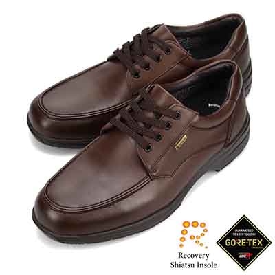 【GORE-TEX】マドラスウォーク madras Walk 「リカバリー指圧インソール」搭載で指圧効果により血行を115％促進。カジュアルシューズ SPMW5480R BROWN 25.0