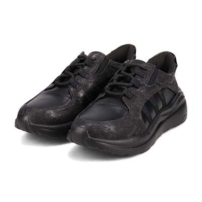 ソフトステップ  レースアップスニーカー  SSP3505 BLACK 23.0