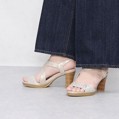 テーン tehen ストーム付きサンダル  TN1723 BEIGE-PR 23.0