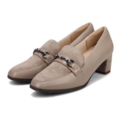 テーン tehen オン＆オフで活躍間違いなしビットローファー TN1798 GRAY-SILKY 23.0