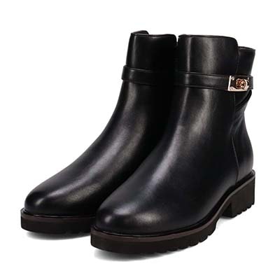 【撥水仕様】テーン tehen スタイリングの完成度を高めてくれるトレンドタンクソールブーツ　TN1799 BLACK 23.0