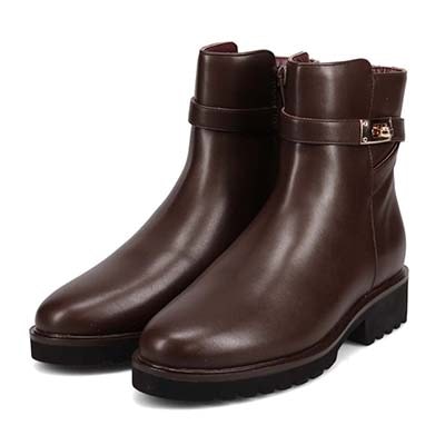 【撥水仕様】テーン tehen スタイリングの完成度を高めてくれるトレンドタンクソールブーツ　TN1799 BLACK 23.0