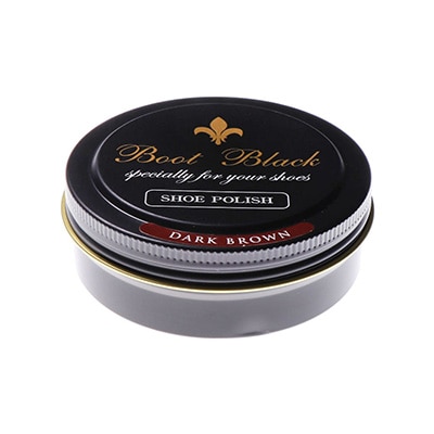 ブートブラック  油性ツヤ出しクリーム（缶入り）（50g） DARK BROWN FREE