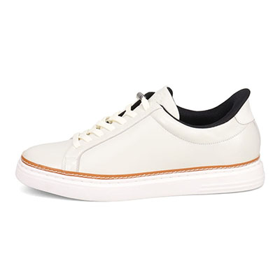 ビークラシック BEE CLASSIC　クイックフィット レザースニーカー　CB6050 WHITE 25.0