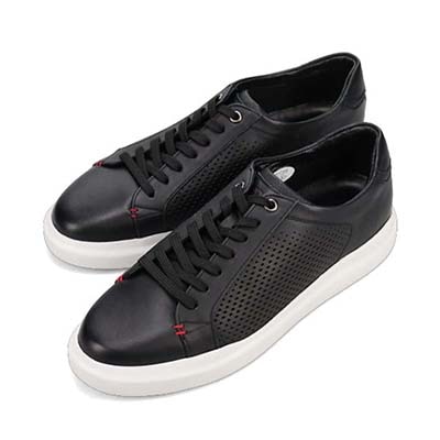 モデロ MODELLO レースアップカジュアルレザースニーカー　DM2751 BLACK-MS 25.0