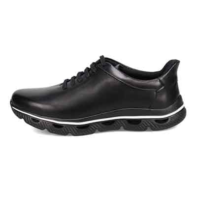 モデロ MODELLO 「Recovery Shiatsu Insole」搭載で指圧効果により血行をよくする。 レザースニーカー　DM3342R BLACK 25.0