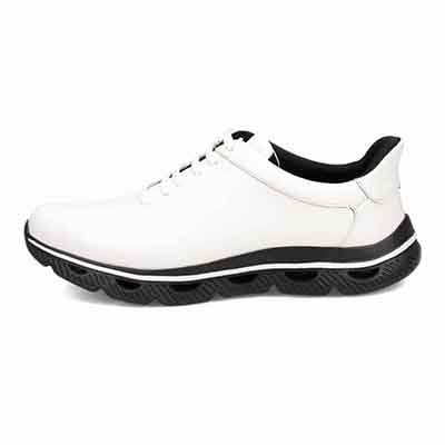 モデロ MODELLO 「Recovery Shiatsu Insole」搭載で指圧効果により血行をよくする。 レザースニーカー　DM3342R WHITE 25.0