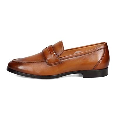 世界初のカバロス加工シリーズ　モデロ MODELLO スリッポンシューズ　DM3344 BROWN 25.0